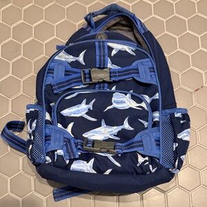 Pottery Barn Kids Blue Shark Backpack